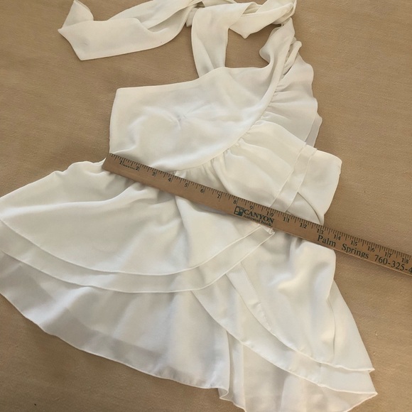 Tops: bundle 3 or more for 50% off! EUC Free People ruffle halter wrap top - Picture 5 of 12